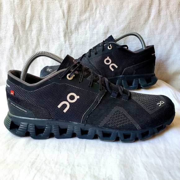 On Running Shoes - On Cloud X Women's Running Athletic Shoes Sneakers Black Size 9.5
